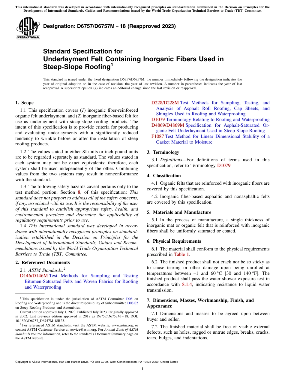 ASTM D6757 - D 6757M - 18 (2023).pdf_第1页