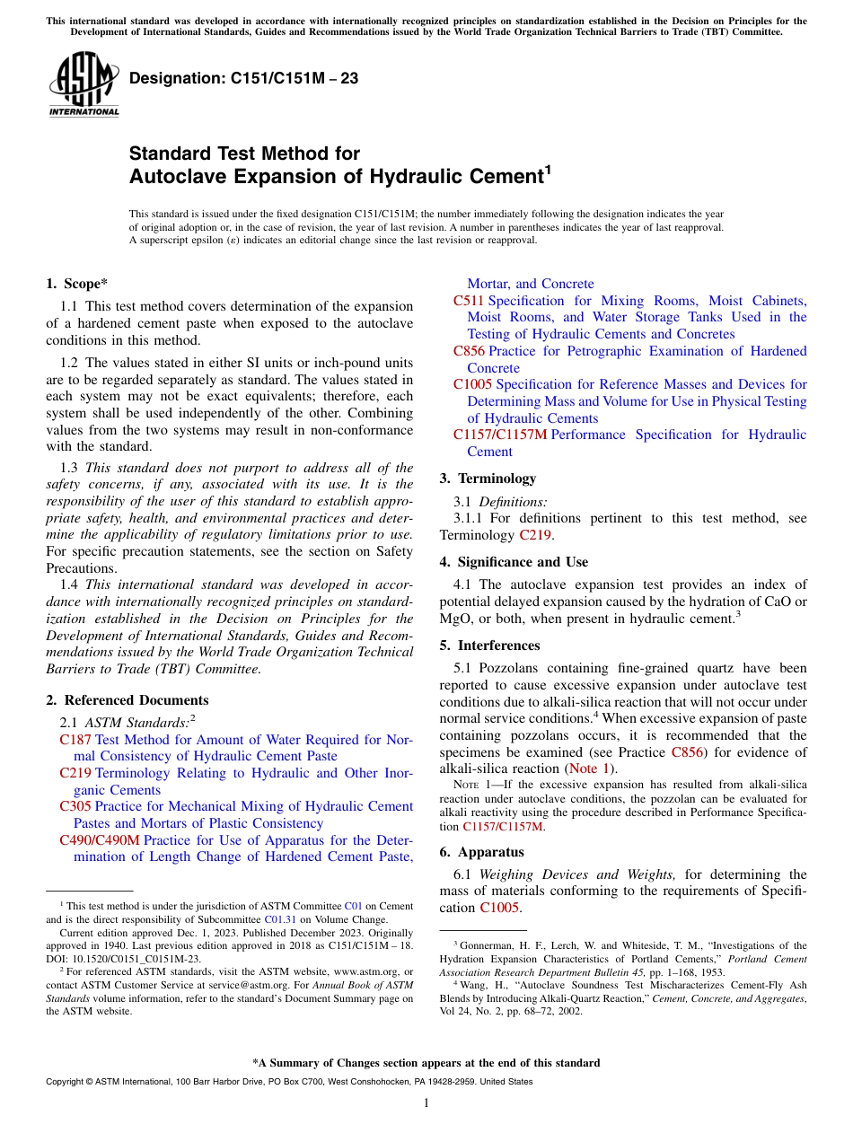ASTM C151 - C 151M - 23.pdf_第1页