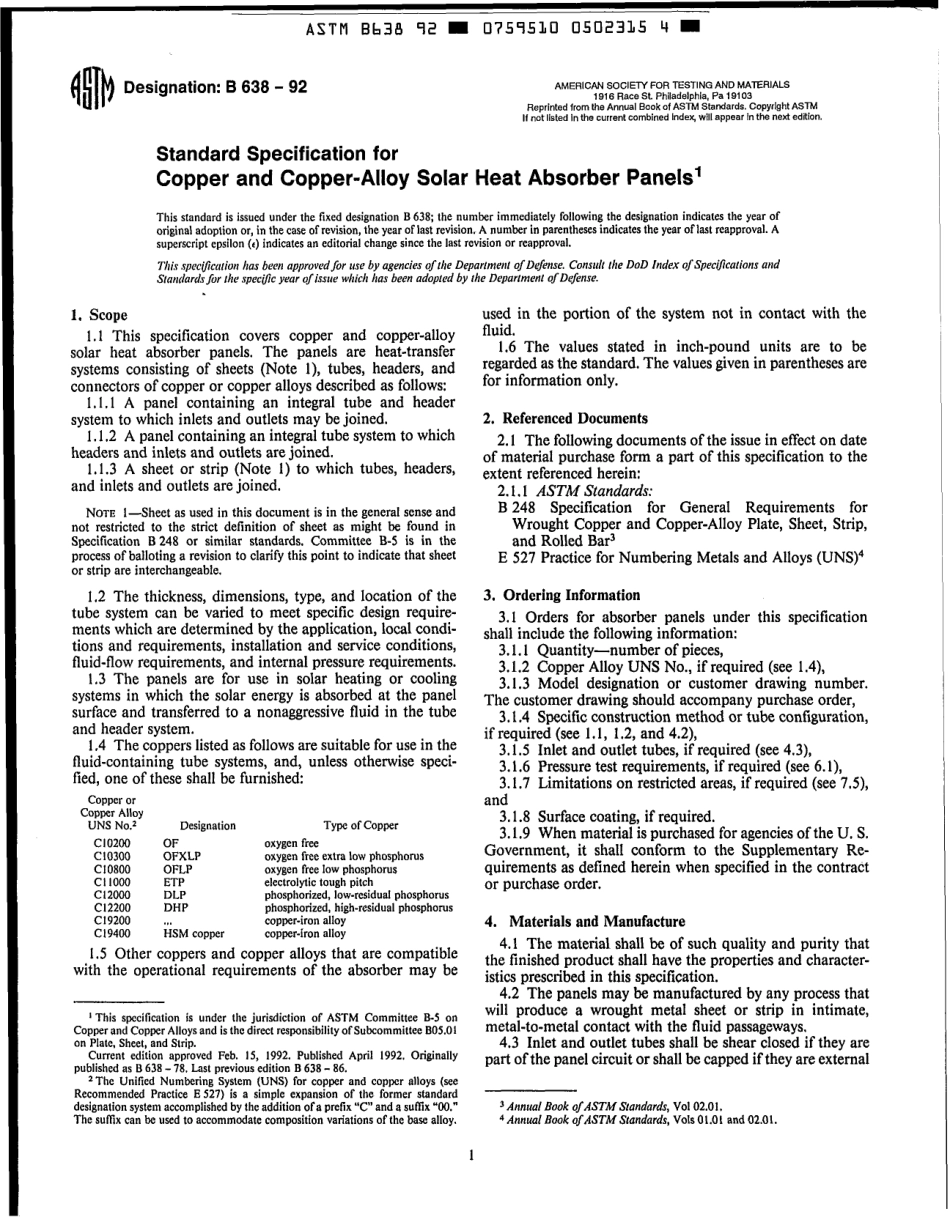 ASTM B638 - 92 scan.pdf_第1页