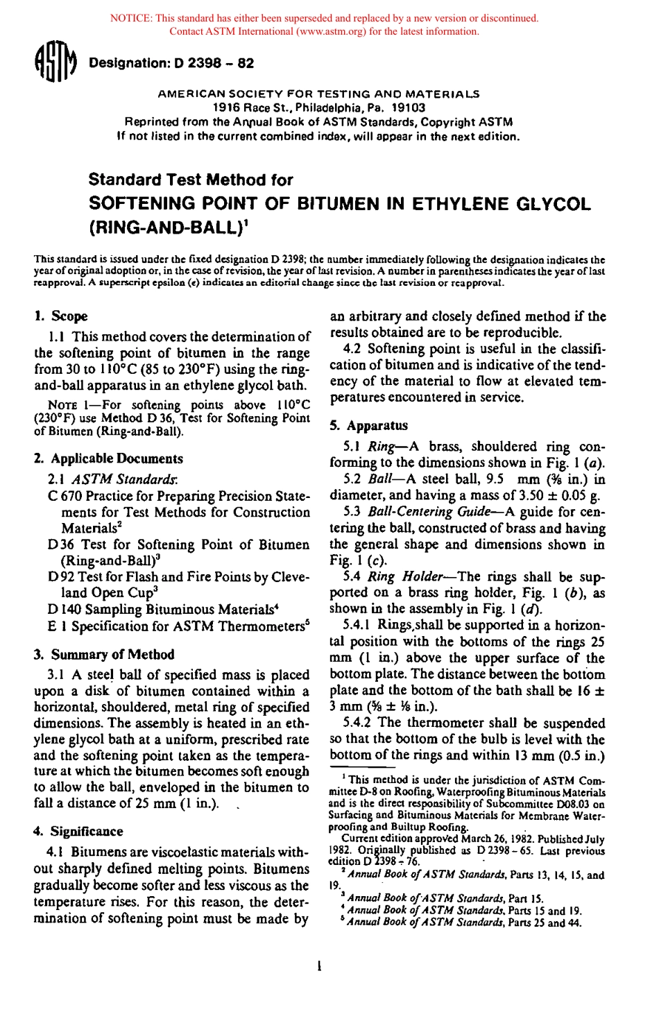 ASTM D2398 - 82 scan.pdf_第1页