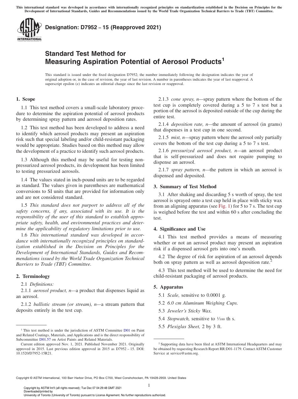 ASTM D7952 - 15 (2021).pdf_第1页