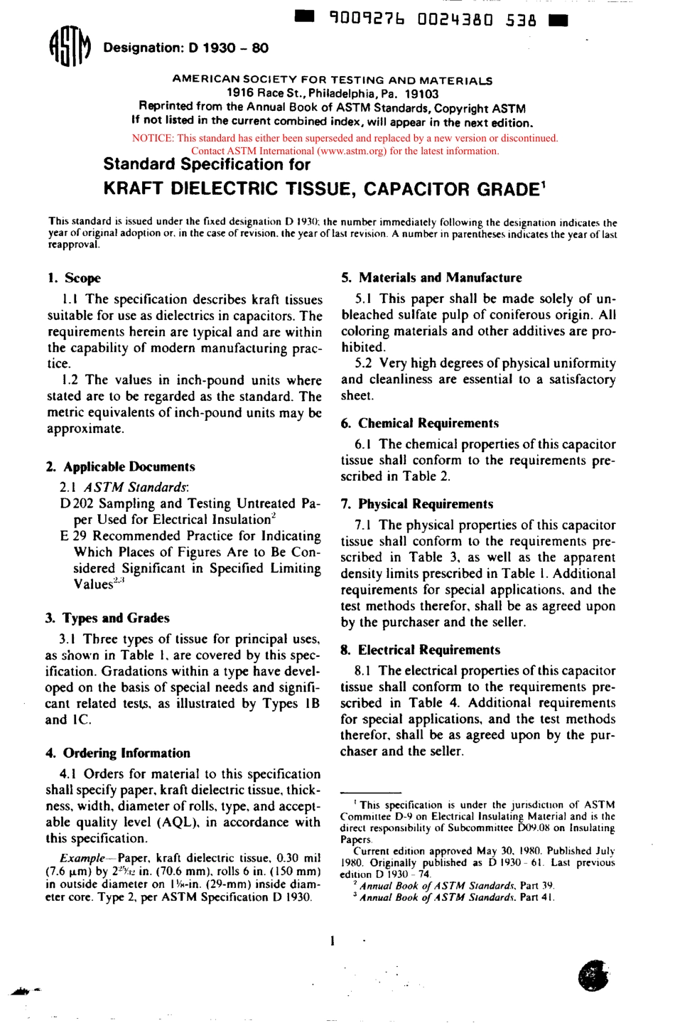 ASTM D1930 - 80 scan.pdf_第1页