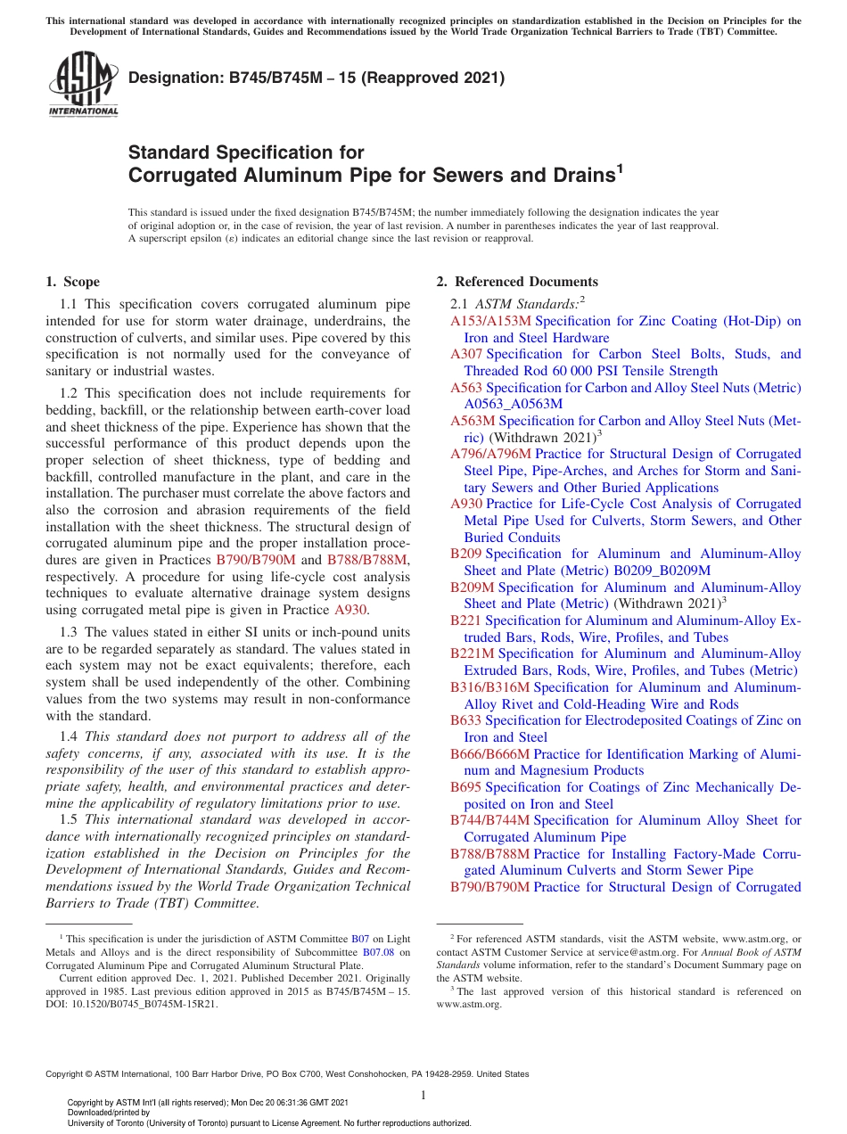 ASTM B745 - B 745M - 15 (2021).pdf_第1页