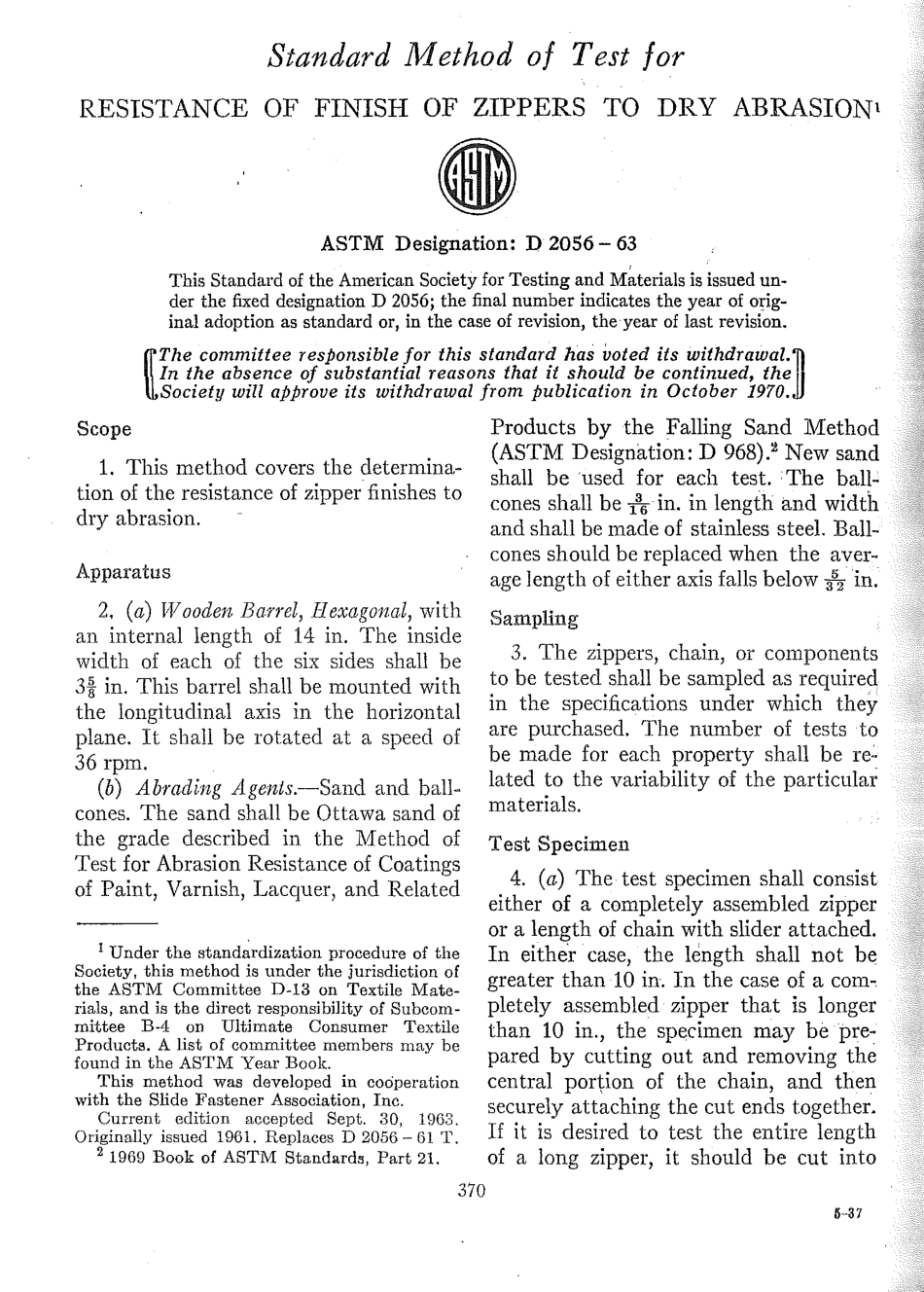 ASTM D2056 - 63 scan.pdf_第1页