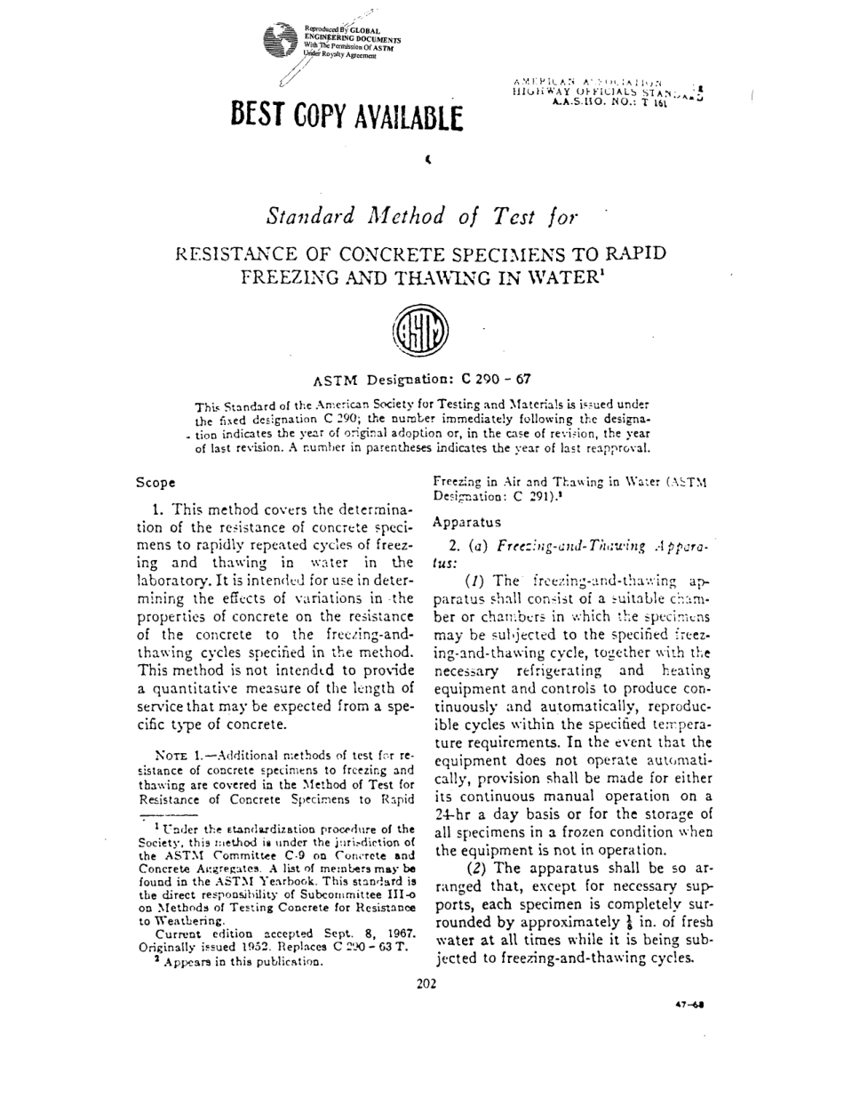 ASTM C290 - 67 scan.pdf_第1页