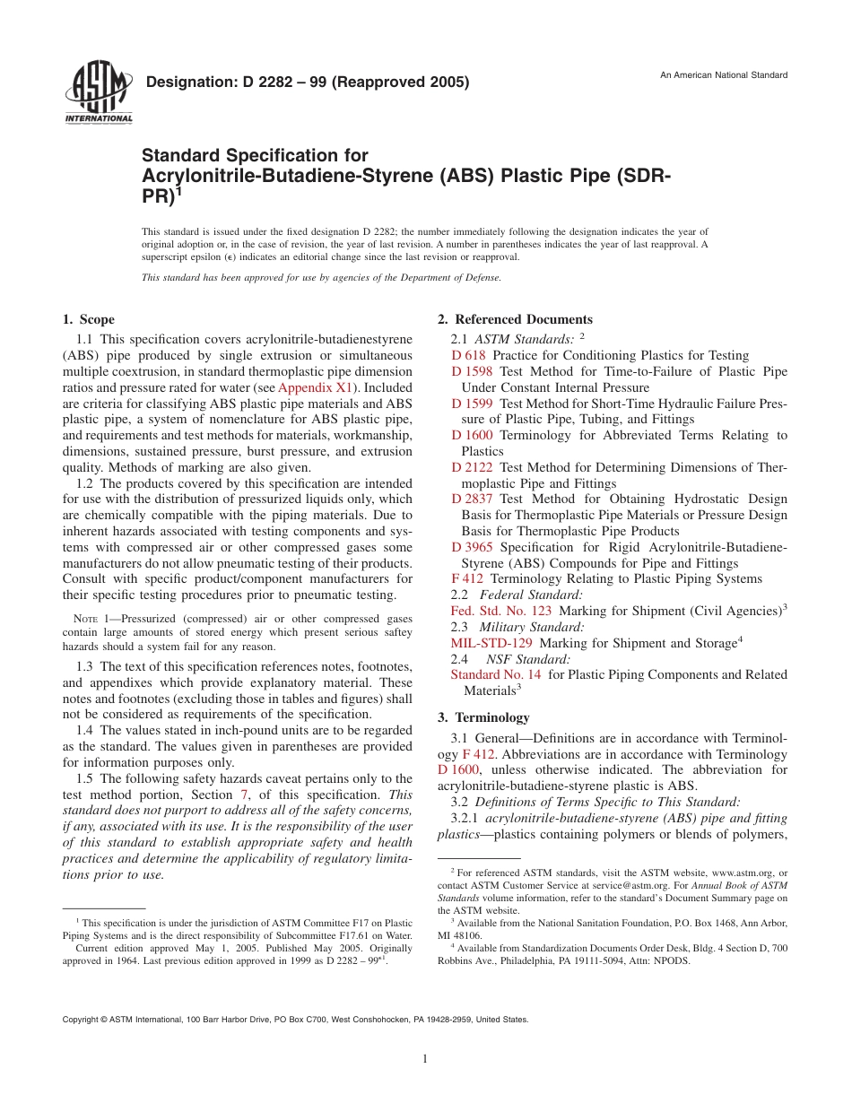 ASTM D2282 - 99 (2005).pdf_第1页