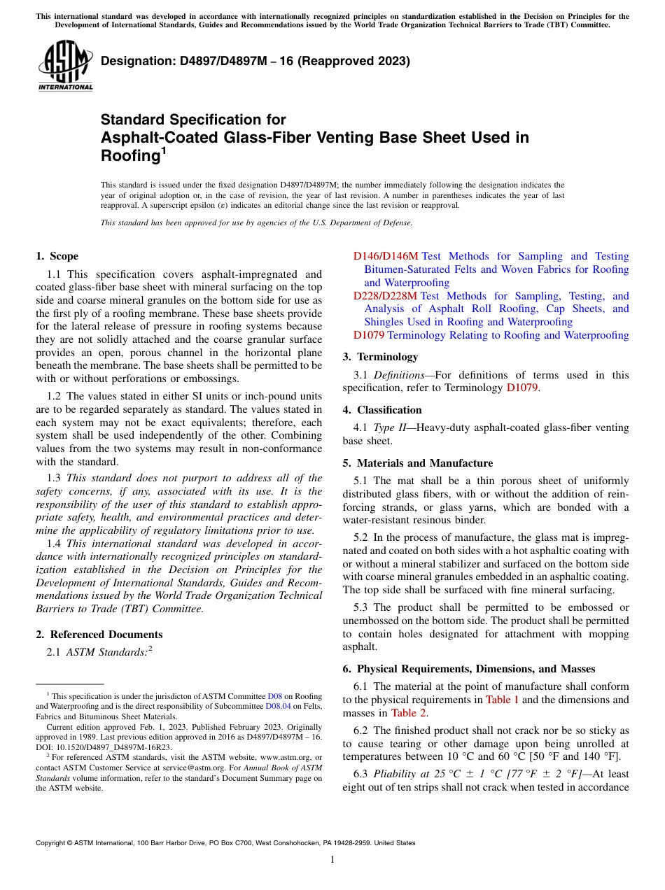 ASTM D4897 - D 4897M - 16 (2023).pdf_第1页