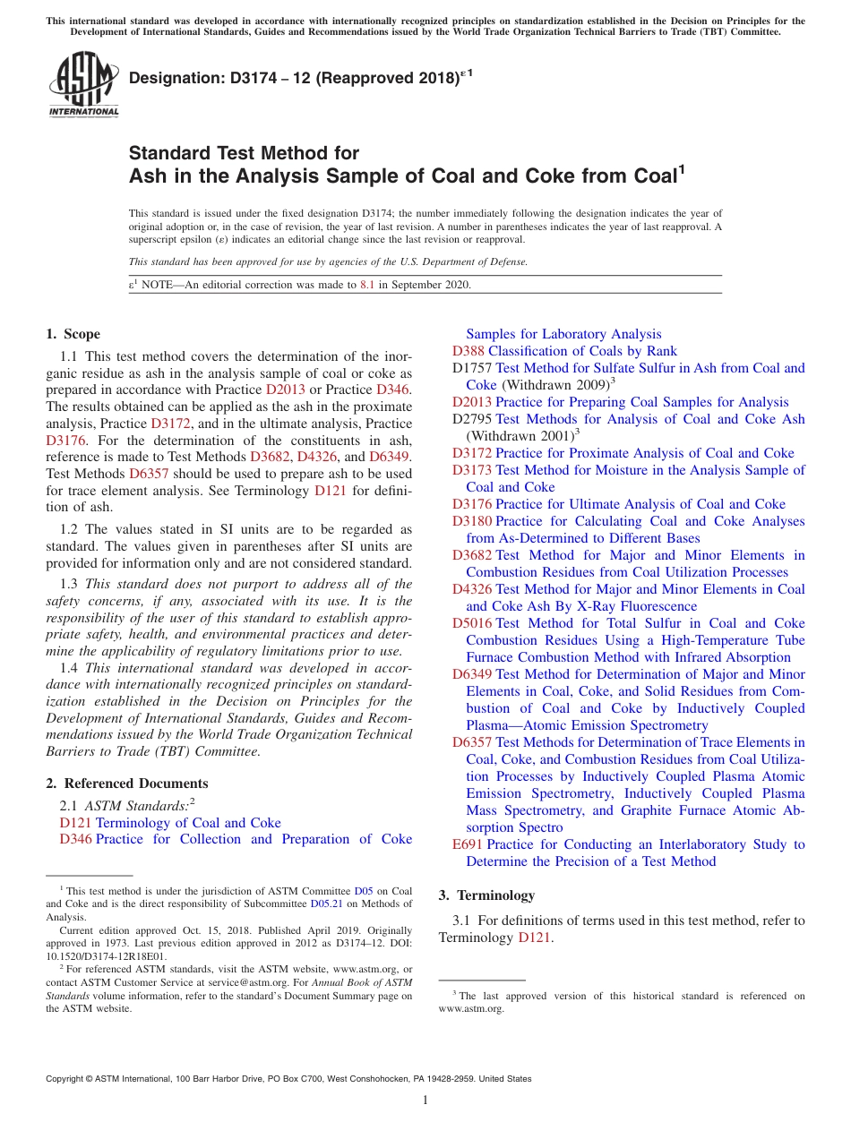 ASTM D3174 - 12 (2018)e1.pdf_第1页