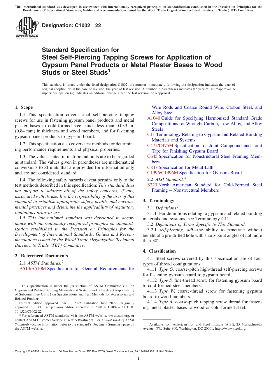 ASTM C1002 - 22.pdf_第1页