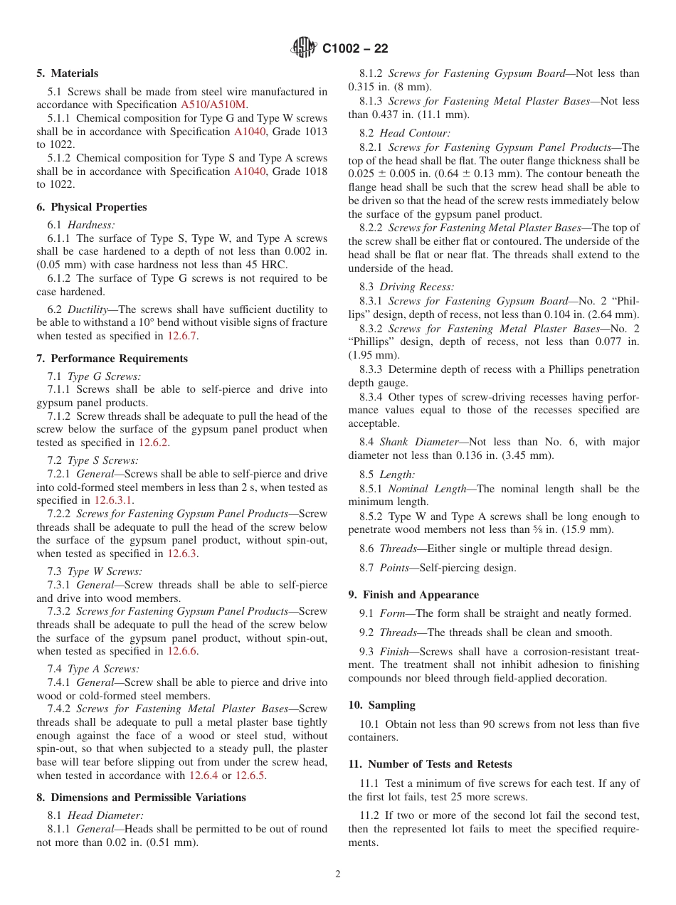 ASTM C1002 - 22.pdf_第2页