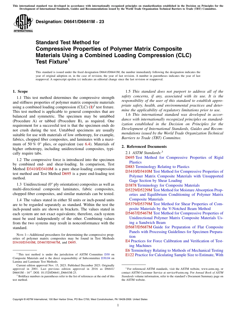 ASTM D6641 - D 6641M - 23.pdf_第1页