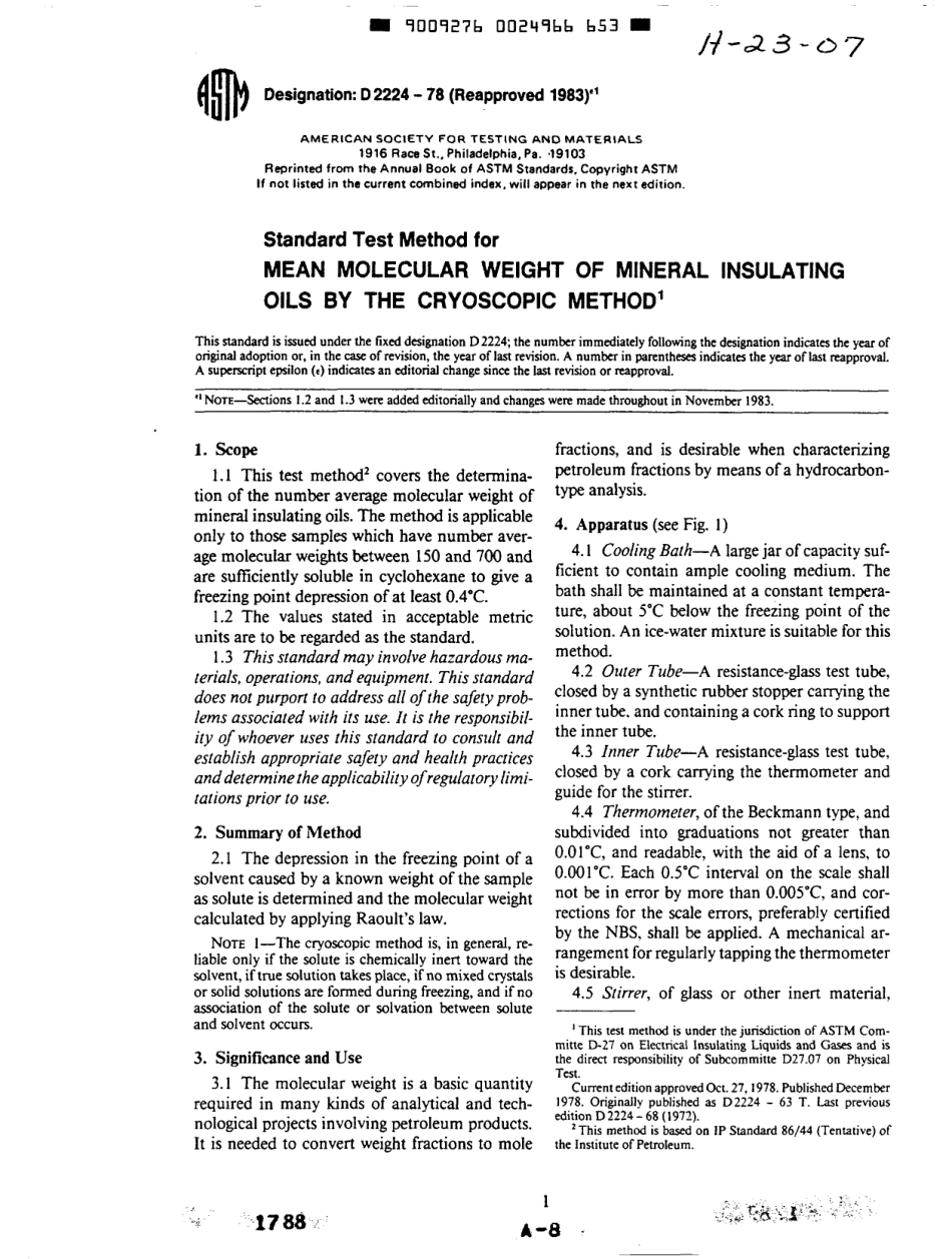 ASTM D2224 - 78 (1983)e1 scan.pdf_第1页
