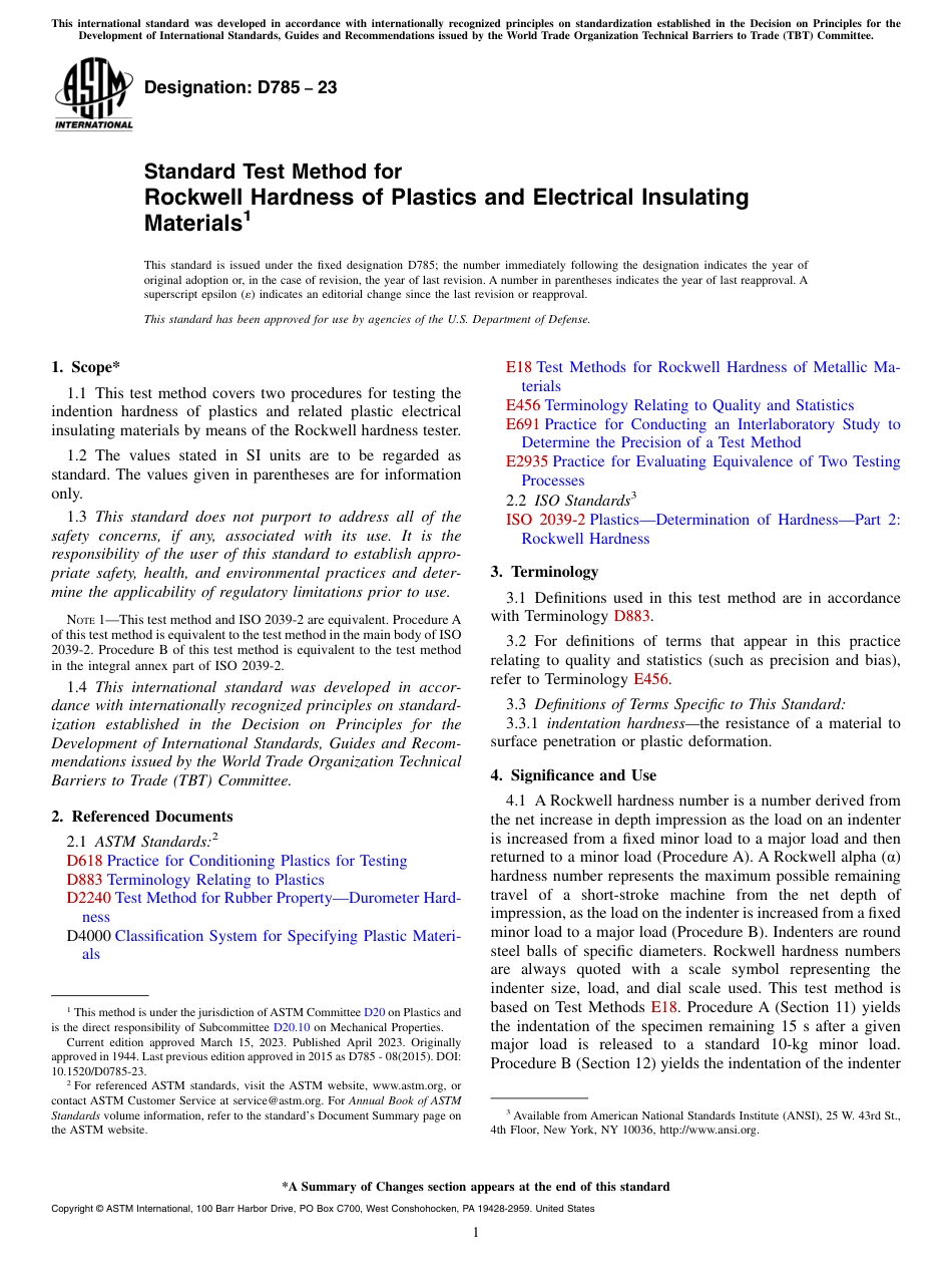 ASTM D785 - 23.pdf_第1页