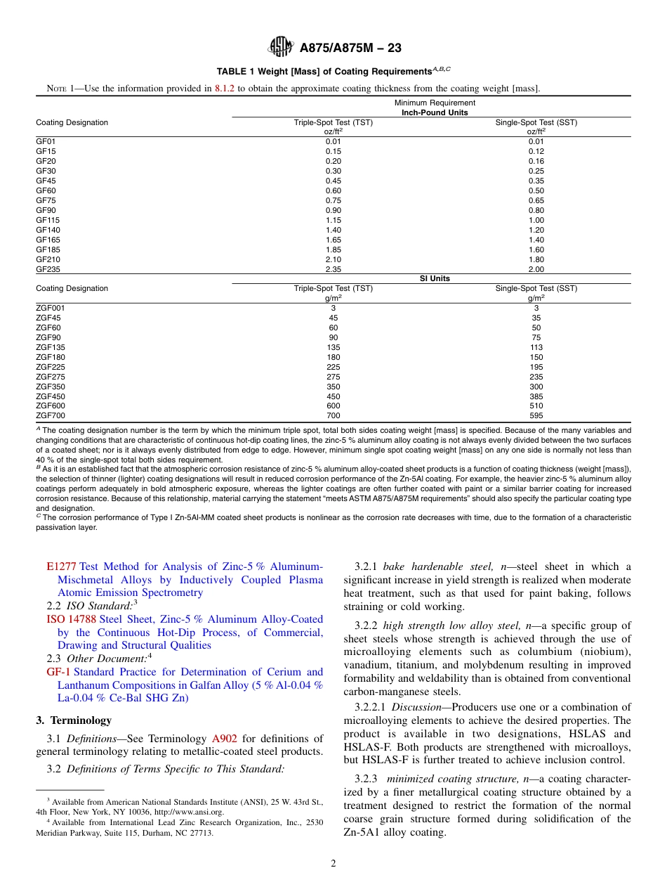 ASTM A875 - A 875M - 23.pdf_第2页