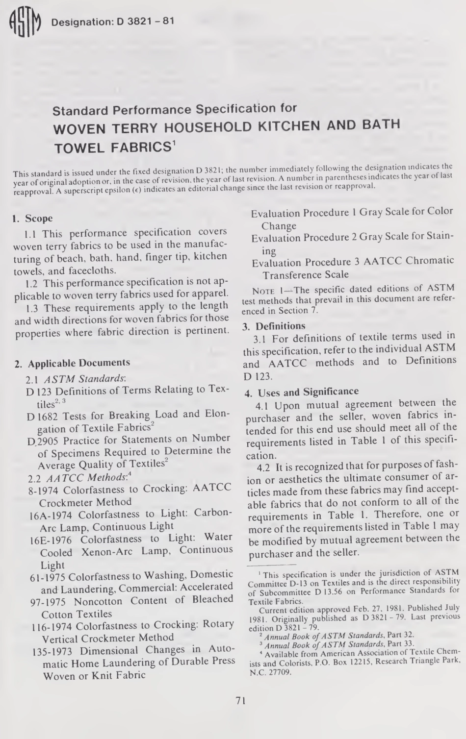 ASTM D3821 - 81 scan.pdf_第1页