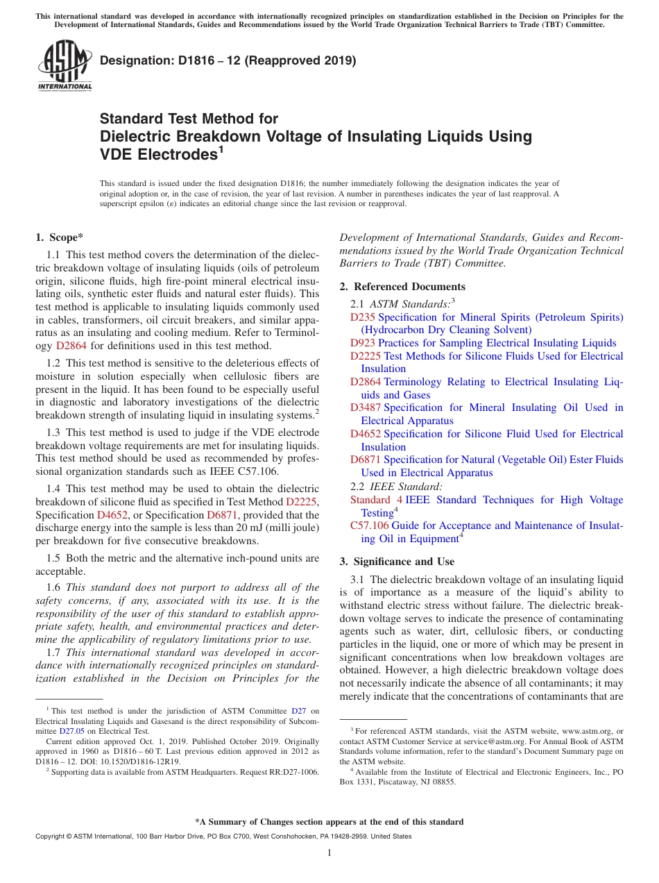 ASTM D1816 - 12 (2019).pdf_第1页