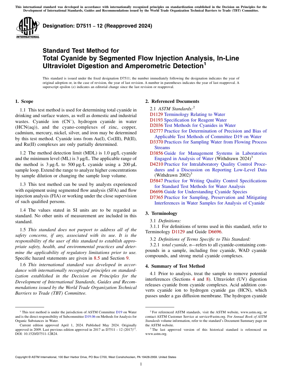 ASTM D7511 - 12 (2024).pdf_第1页