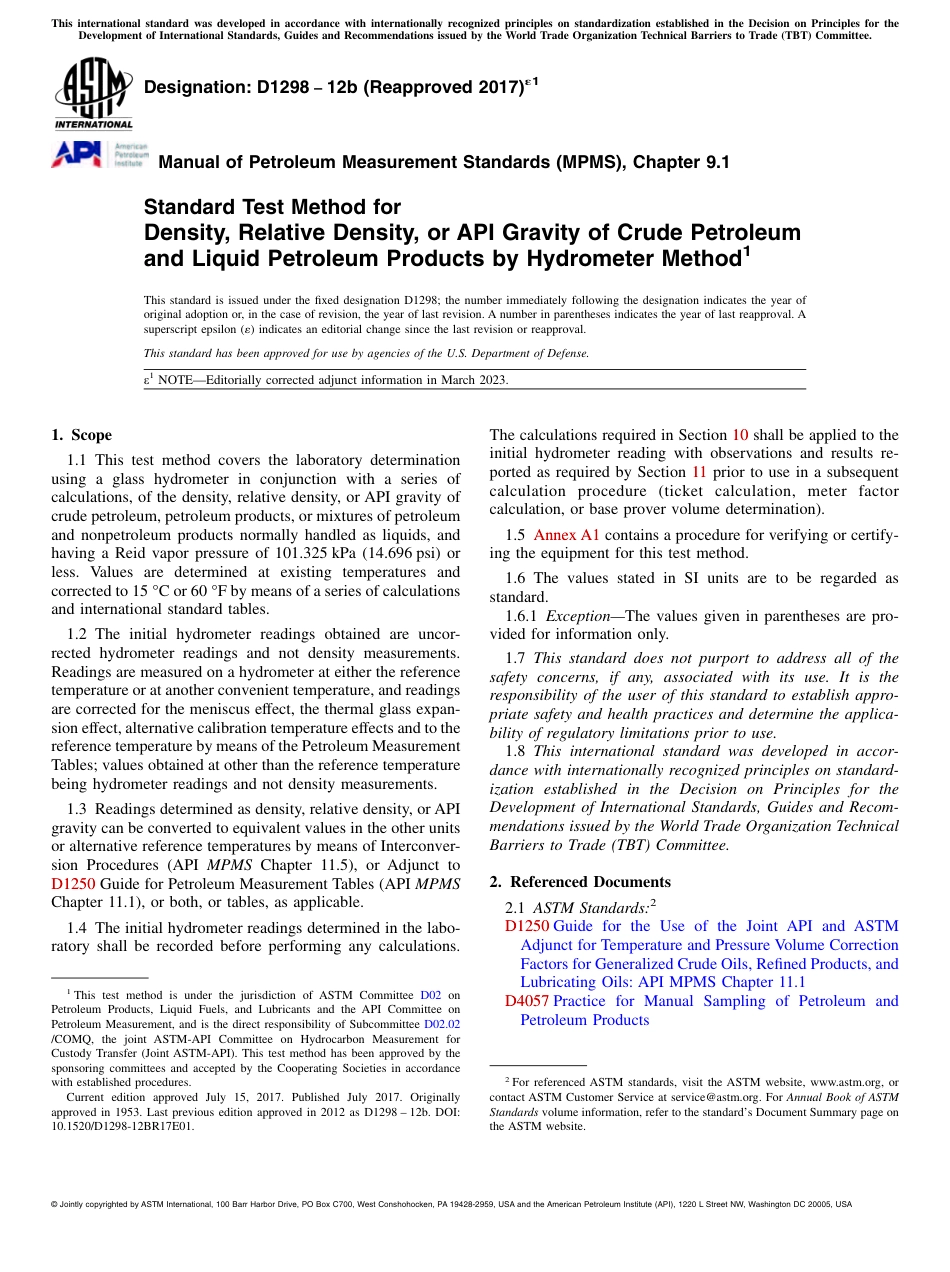 ASTM D1298 - 12b (2017)e1.pdf_第1页