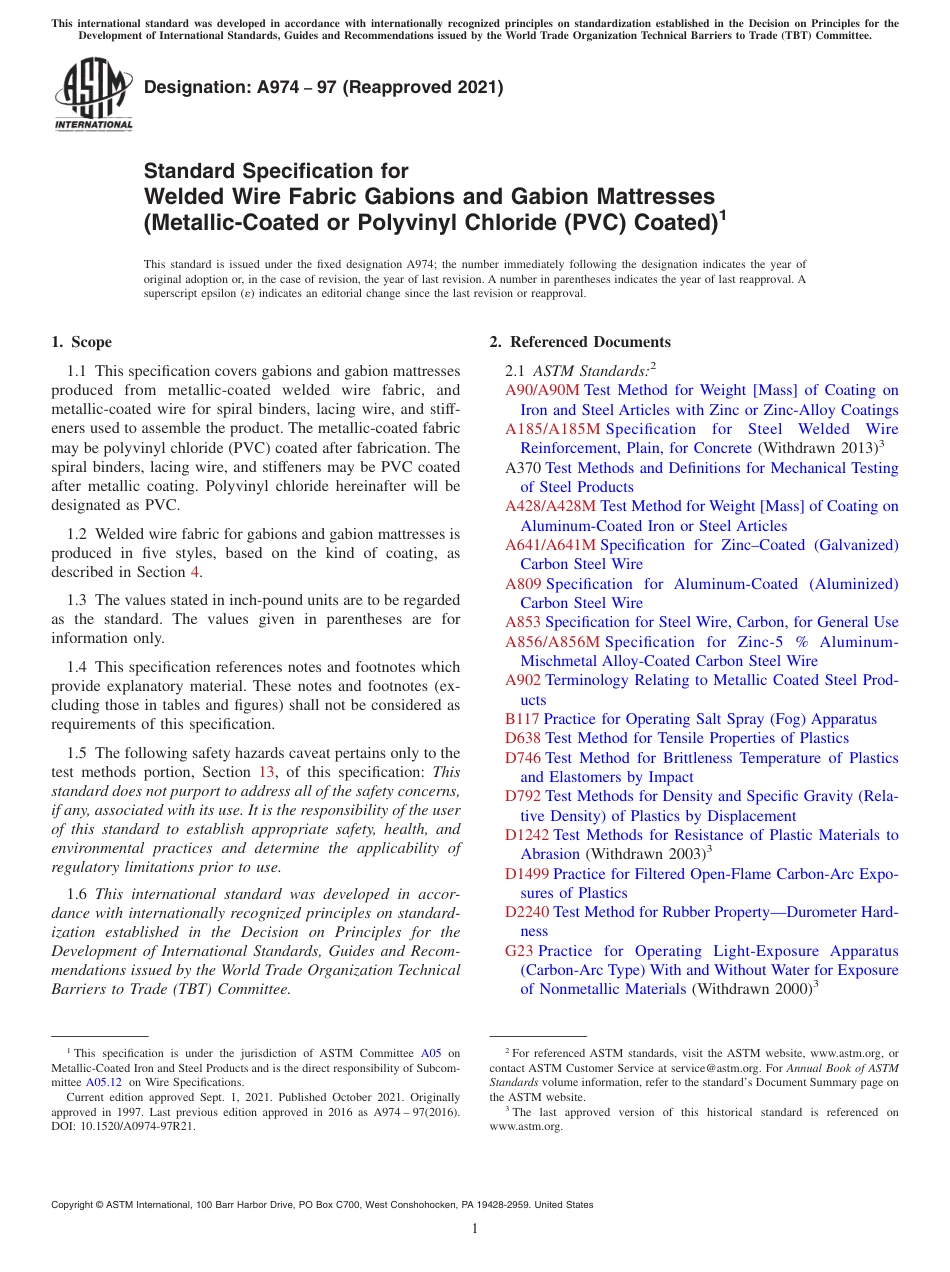 ASTM A974 - 97 (2021).pdf_第1页