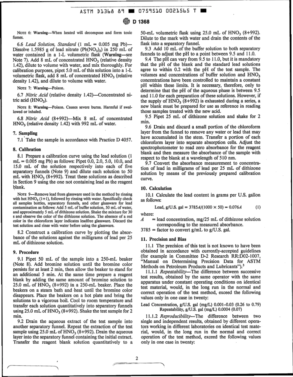 ASTM D1368 - 89 scan.pdf_第2页