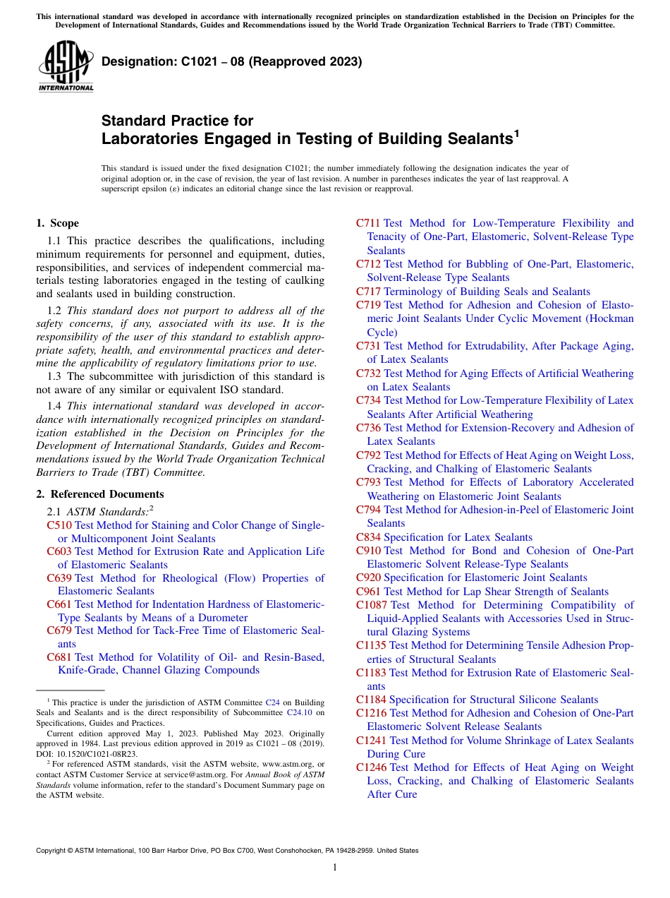 ASTM C1021 - 08 (2023).pdf_第1页