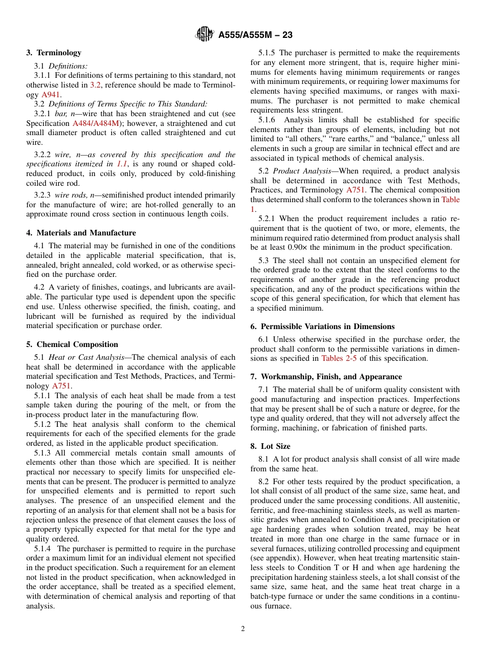 ASTM A555 - A 555M - 23.pdf_第2页