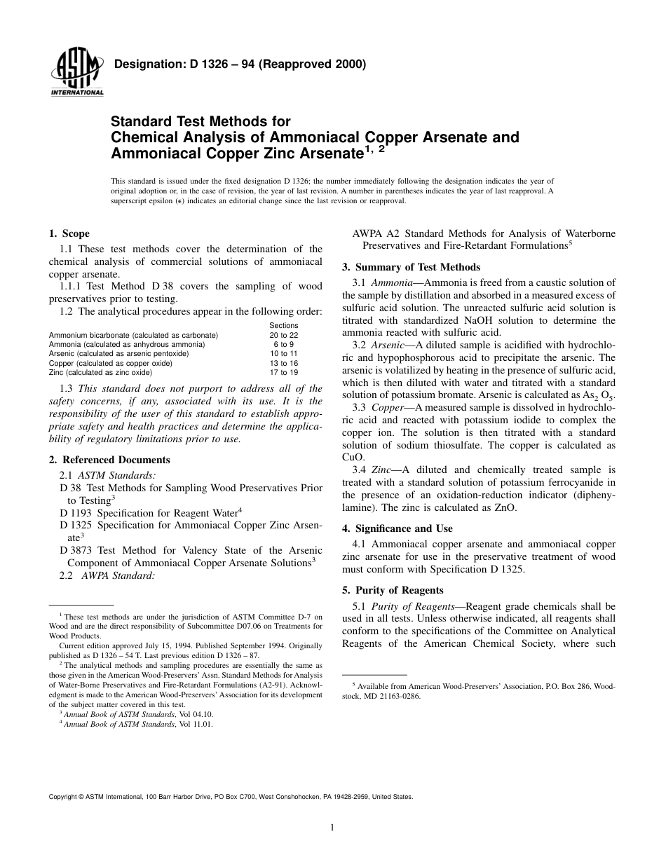 ASTM D1326 - 94 (2000).pdf_第1页
