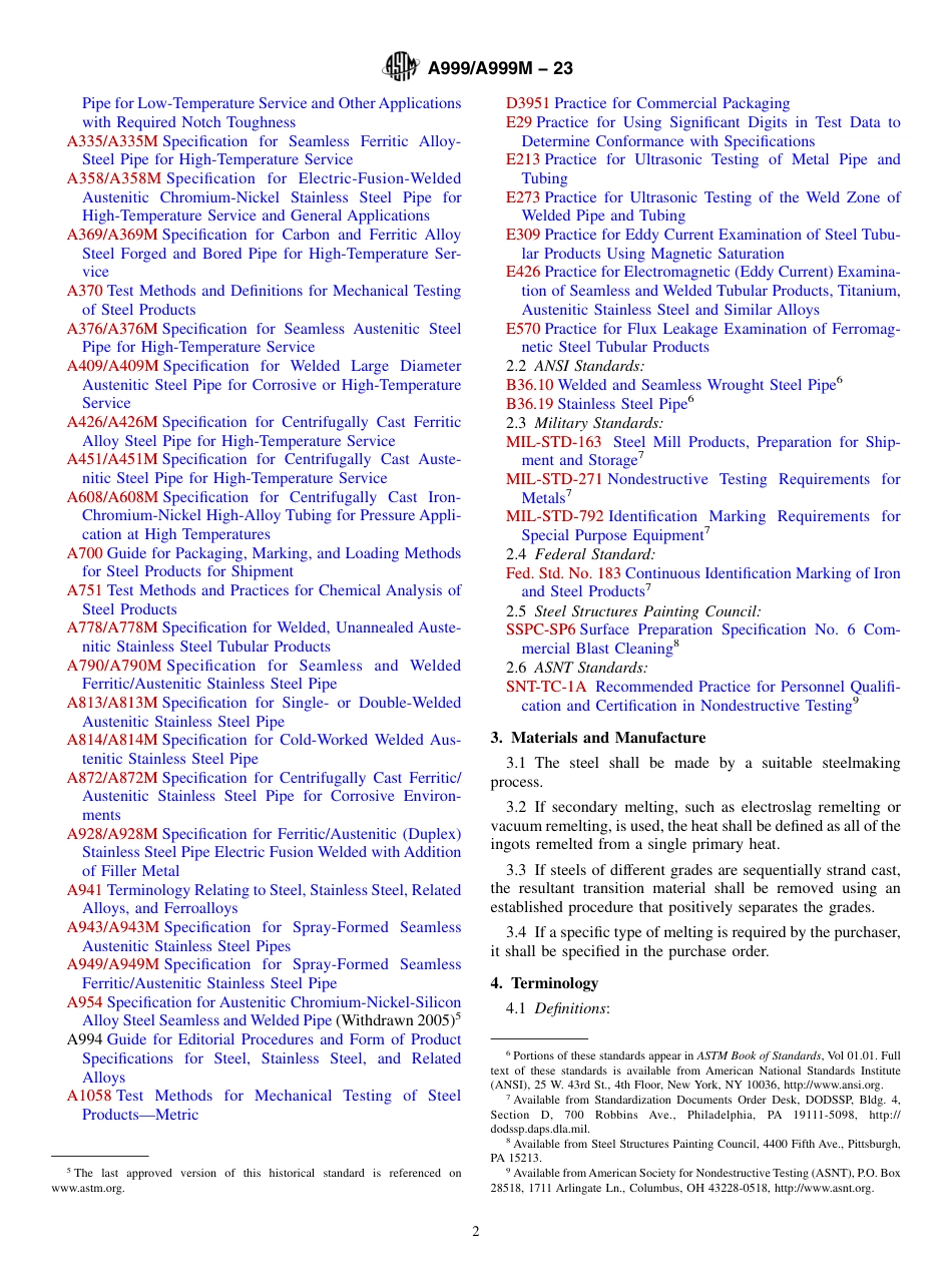 ASTM A999 - A 999M - 23.pdf_第2页