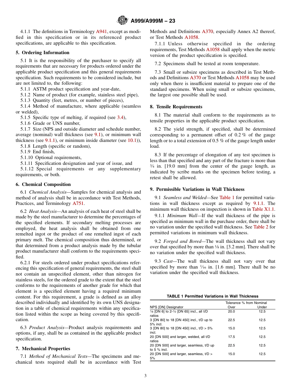ASTM A999 - A 999M - 23.pdf_第3页