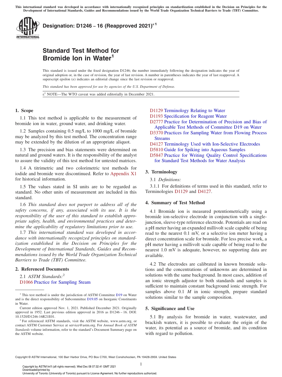 ASTM D1246 - 16 (2021)e1.pdf_第1页