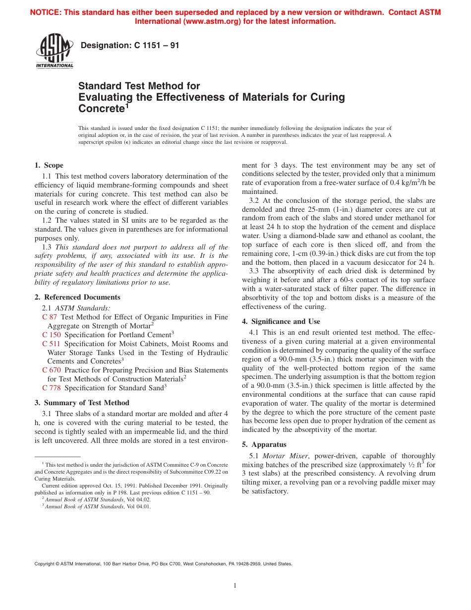 ASTM C1151 - 91.pdf_第1页