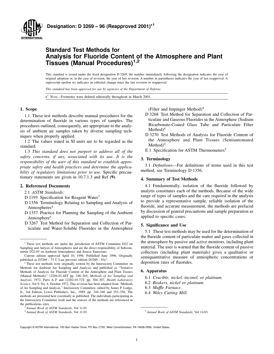 ASTM D3269 - 96 (2001)e1.pdf_第1页