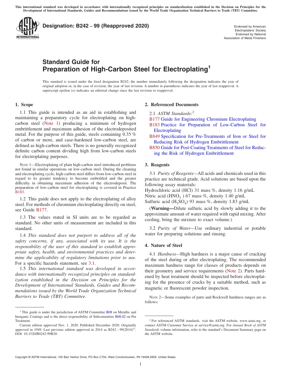 ASTM B242 - 99 (2020).pdf_第1页