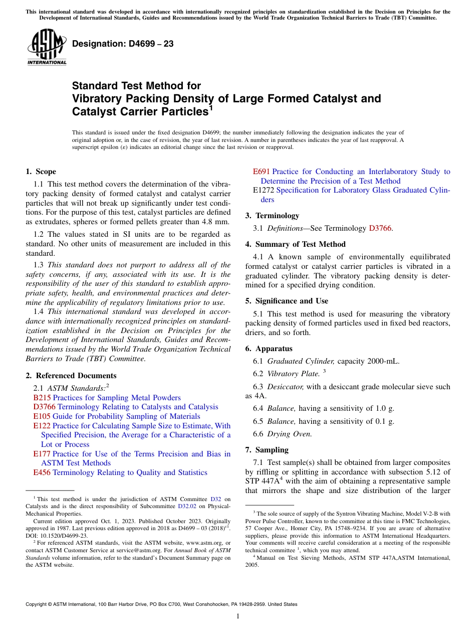 ASTM D4699 - 23.pdf_第1页