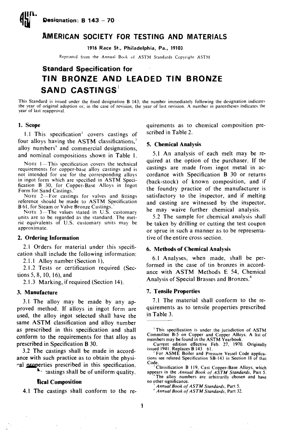 ASTM B143 - 70 scan.pdf_第1页