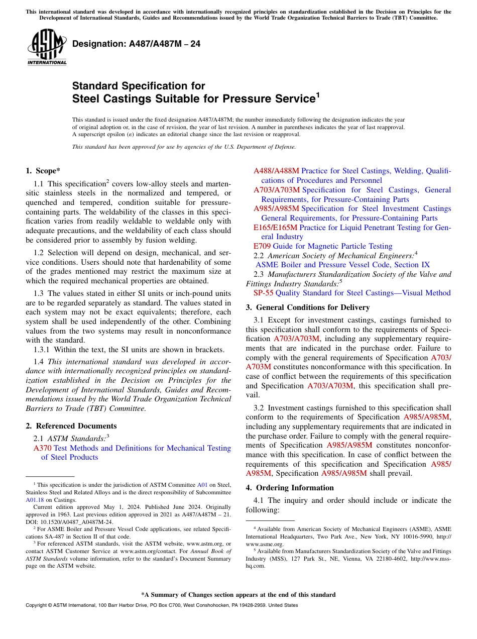 ASTM A487 - A 487M - 24.pdf_第1页