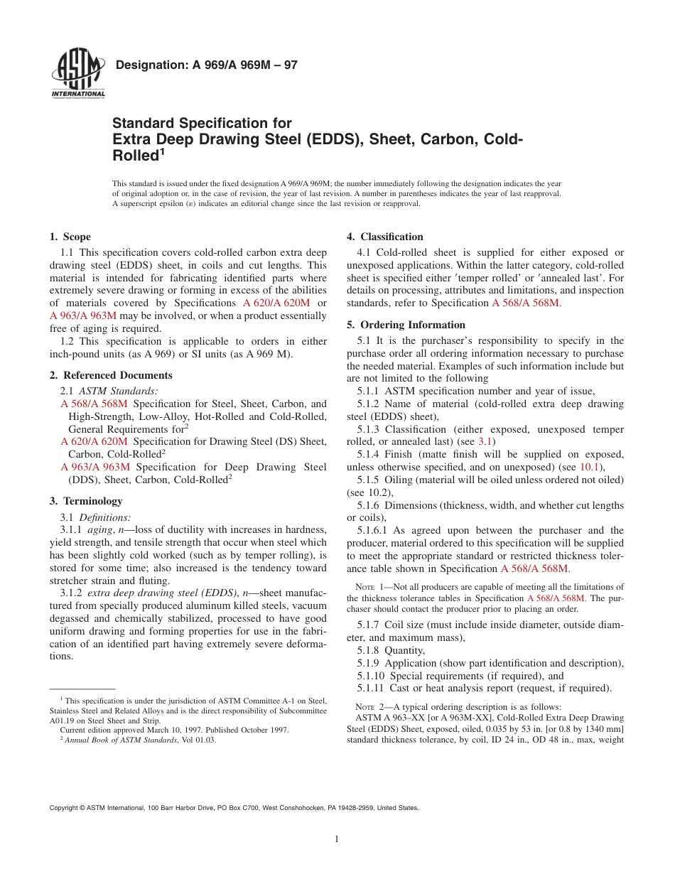 ASTM A969 - A 969M - 97.pdf_第1页