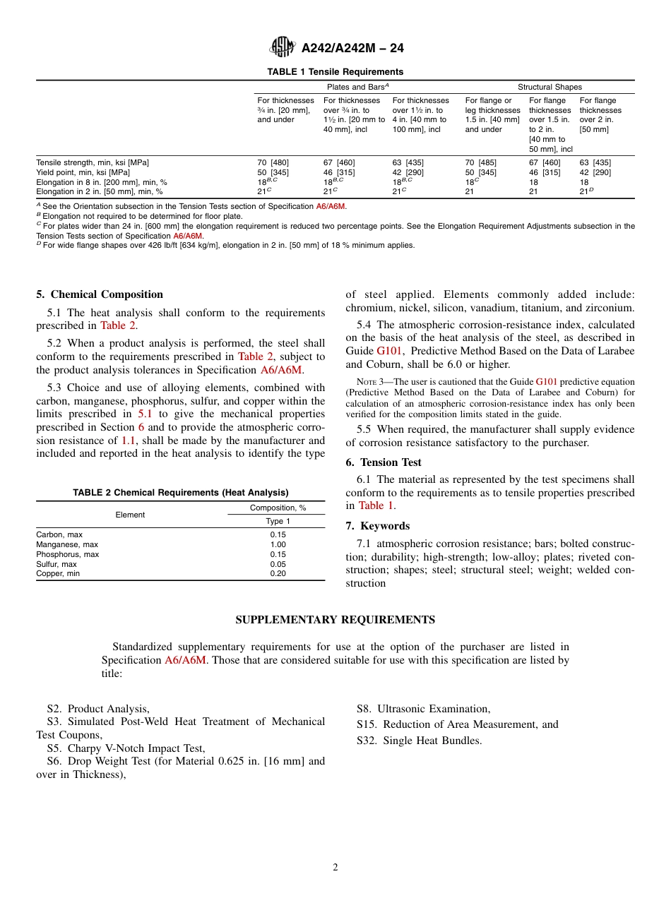ASTM A242 - A 242M - 24.pdf_第2页