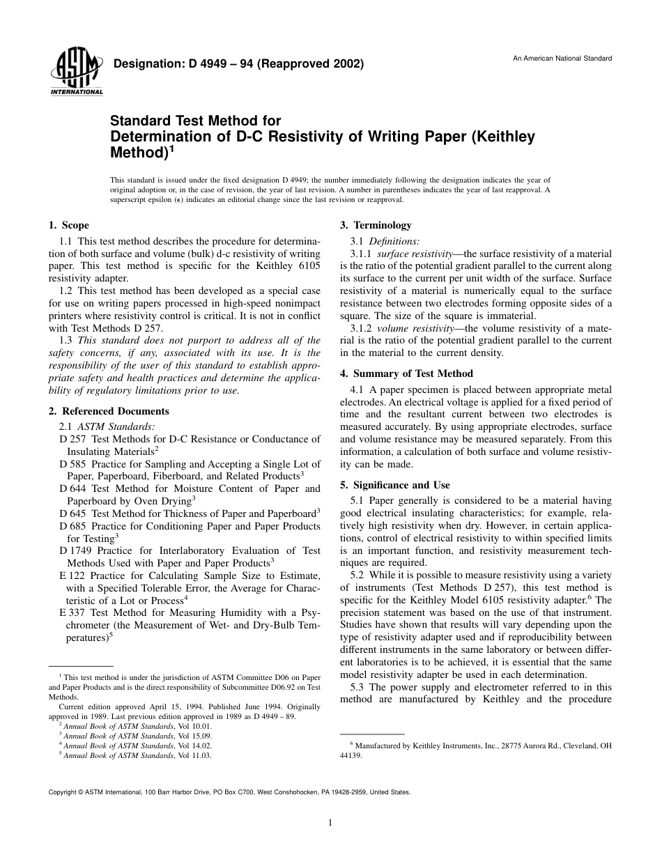 ASTM D4949 - 94 (2002).pdf_第1页