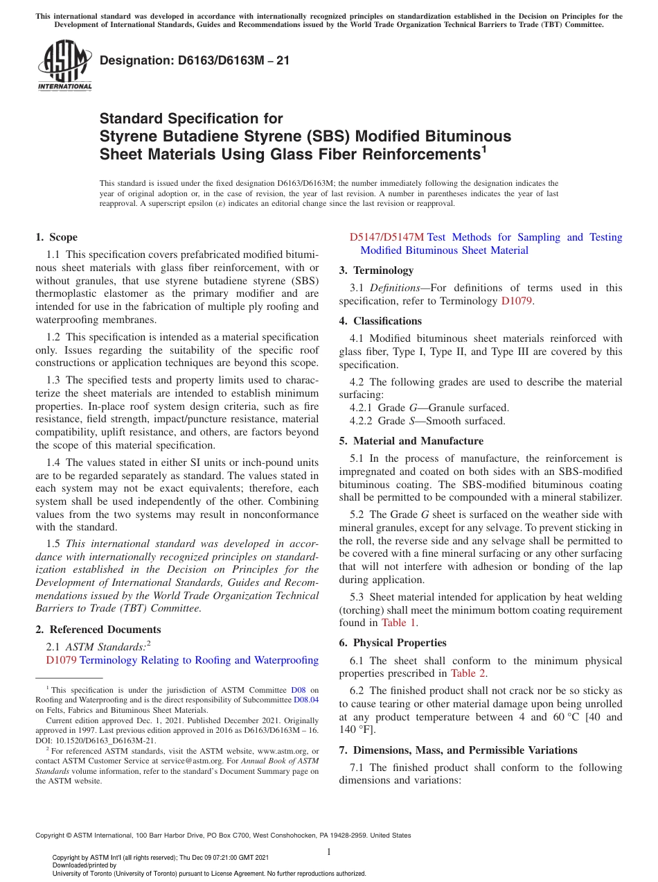ASTM D6163 - D 6163M - 21.pdf_第1页