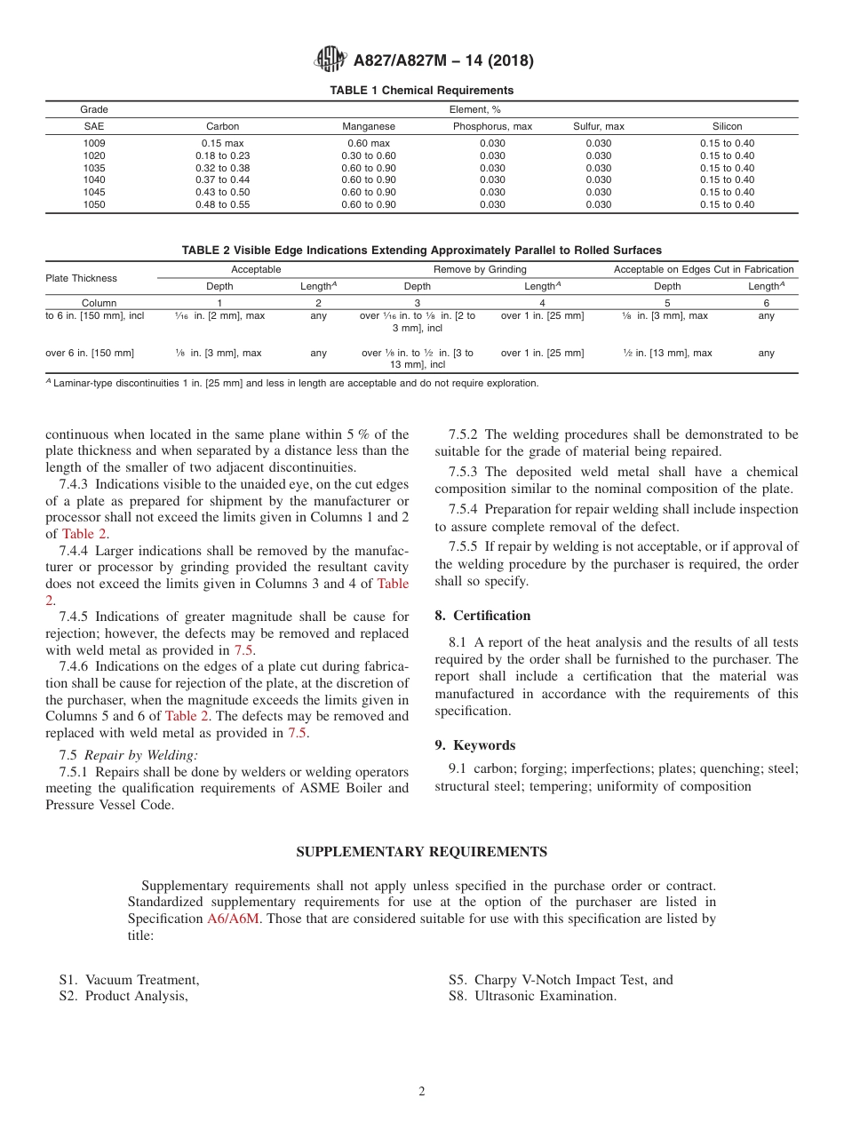 ASTM A827 - A 827M - 14 (2018).pdf_第2页