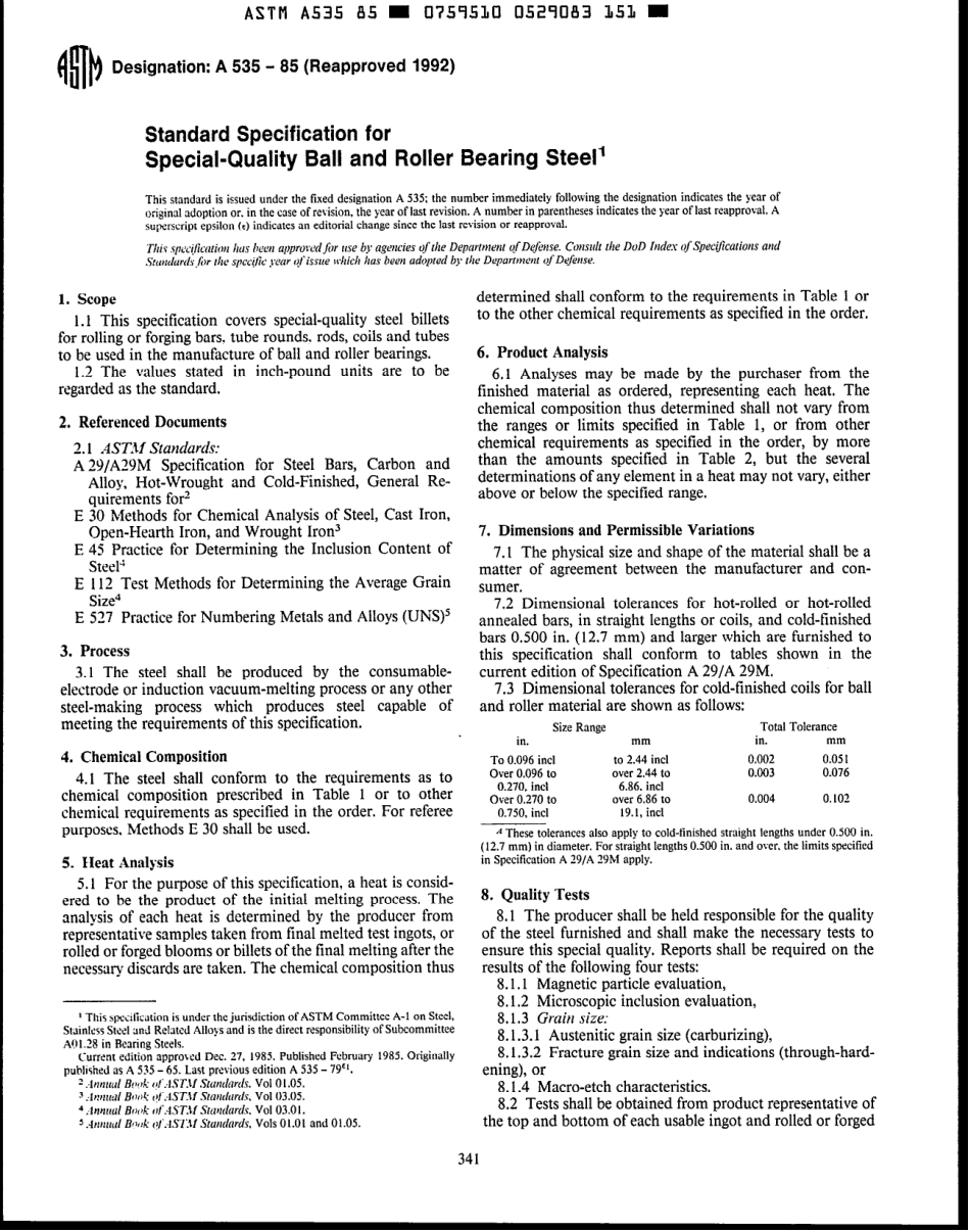 ASTM A535 - 85 (1992) scan.pdf_第1页