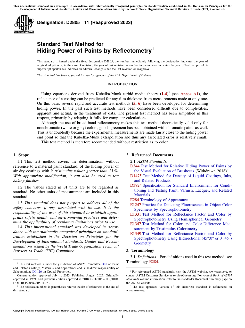 ASTM D2805 - 11 (2023).pdf_第1页