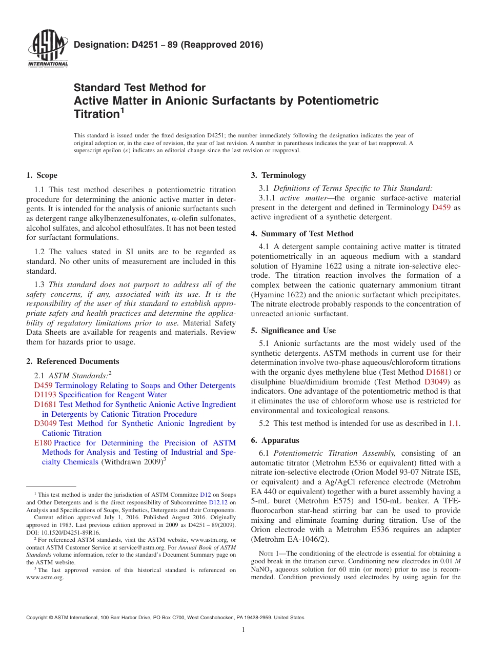 ASTM D4251 - 89 (2016).pdf_第1页