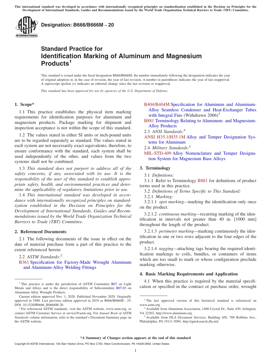 ASTM B666 - B 666M - 20.pdf_第1页