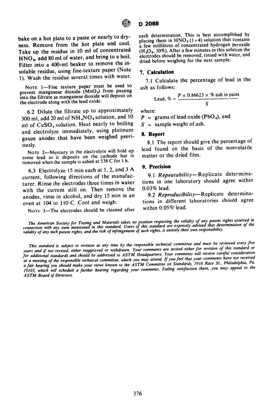 ASTM D2088 - 73 scan.pdf_第2页