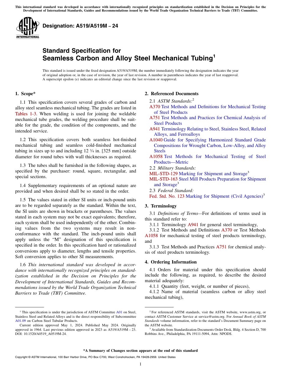 ASTM A519 - A 519M - 24.pdf_第1页