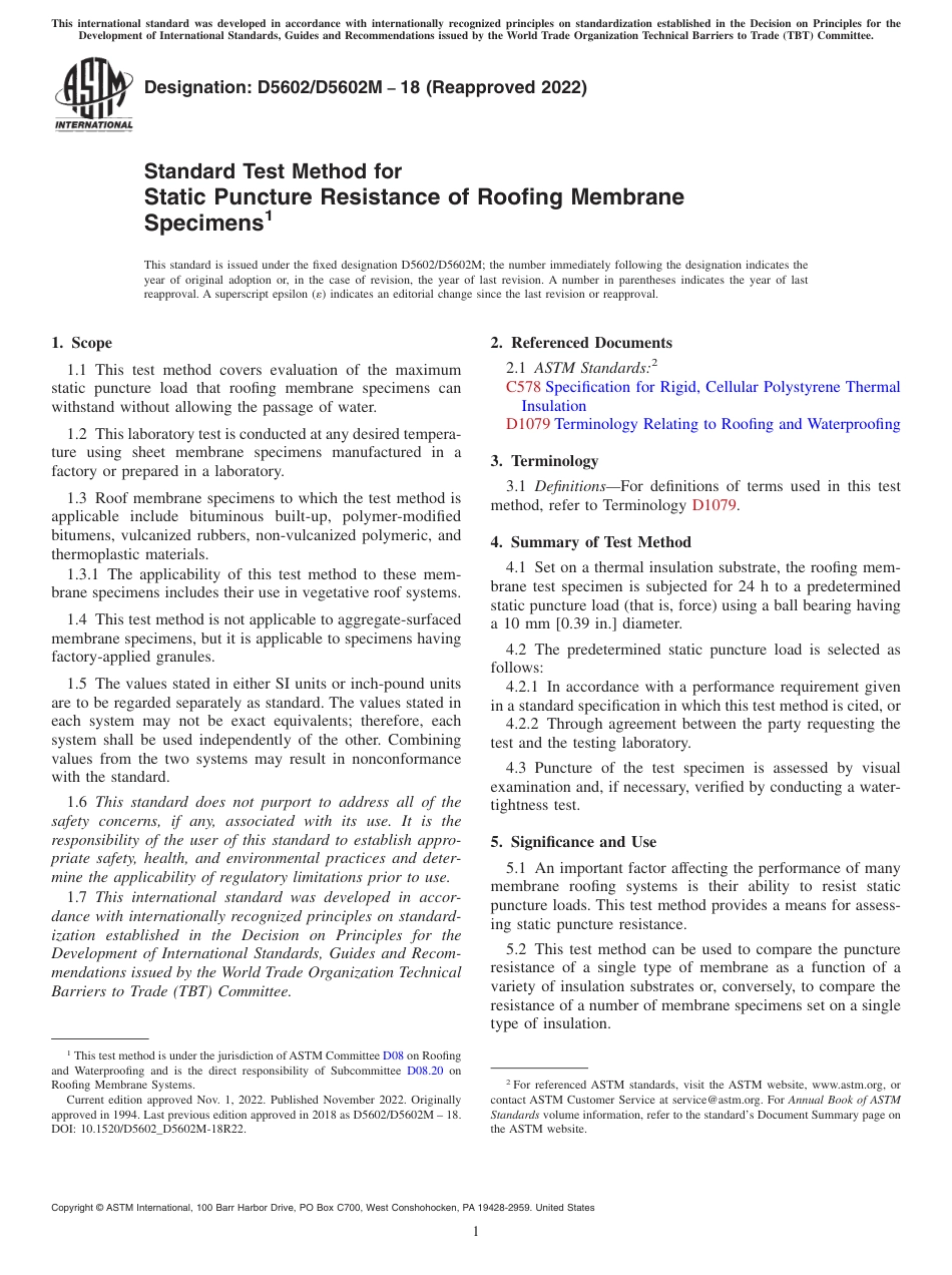 ASTM D5602 - D 5602M - 18 (2022).pdf_第1页