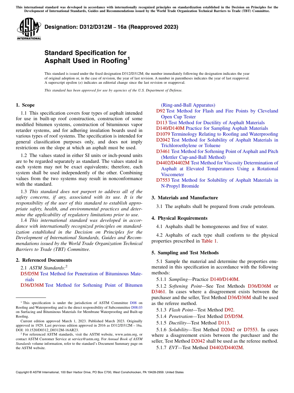 ASTM D312 - D 312M - 16a (2023).pdf_第1页