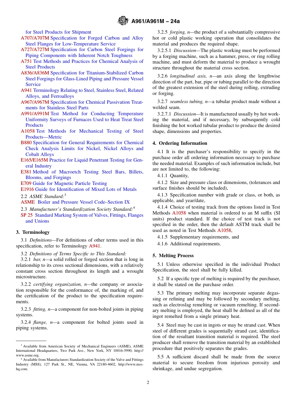 ASTM A961 - A 961M - 24a.pdf_第2页